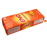 ENO Fruit Salt ORANGE Flavoured อีโน ฟรุตซ้อลต์ รสส้ม (ยาสามัญประจำบ้าน) 4.3 กรัม/ซอง