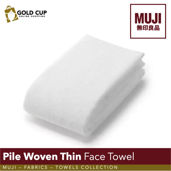 MUJI Pile Woven Thin Face Towel Lazada PH