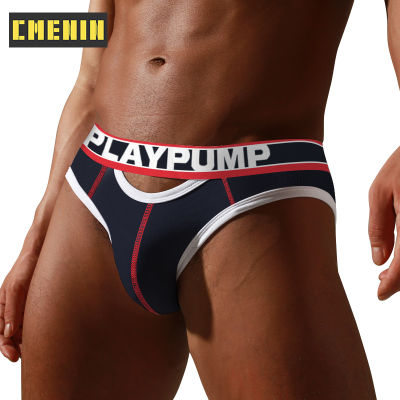 CMENIN PLAYPUMP ผ้าฝ้ายเอวต่ำกางเกง Jockstrap ผู้ชายกางเกงในชายเซ็กซี่กางเกงในชายกางเกงในชาย Cuecas PP9111