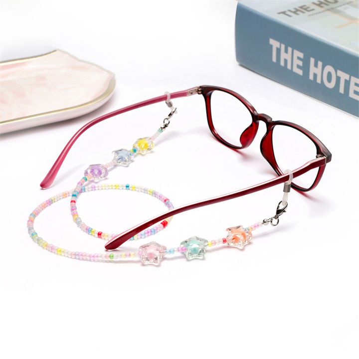 beads-cartoon-glasses-accessories-pendant-sweet-style-cute-headphone-chain-chain-glasses-chain