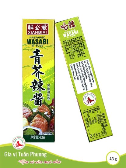 Mù tạt wasabi vàng 43g  tuýp - ảnh sản phẩm 2