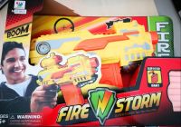 ปืนเด็กเล่น ยิงกระสุนโฟม Fire Storm [พร้อมส่ง]