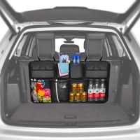Car Trunk Organizer Backseat Storage Bag High Capacity Adjustable Auto Seat Back Oxford Cloth Organizers Universal Multi-use Towels
