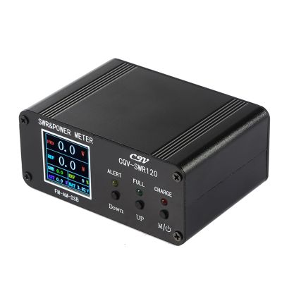 1 PCS CQV-SWR120 120W SWR &amp; Power Standing Wave Meter 240 X 240 Full Color HD Display