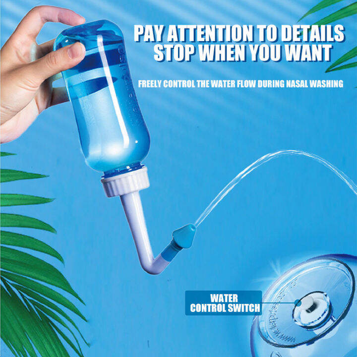 300ML Nasal Wash Nasal Wash Salt Neti Pot Adult Children's Nasal Cavity