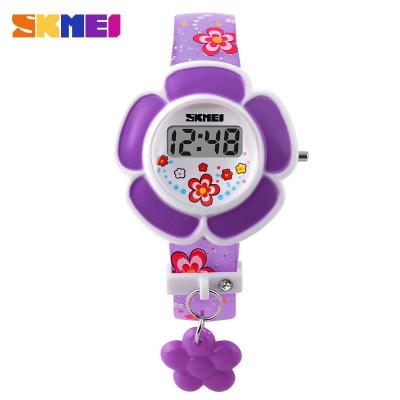 SKMEI นาฬิกาดิจิทัลของเด็กผู้หญิง,นาฬิกาข้อมืออิเล็กทรอนิกส์ LED ลำลองแฟชั่นลายการ์ตูน1144