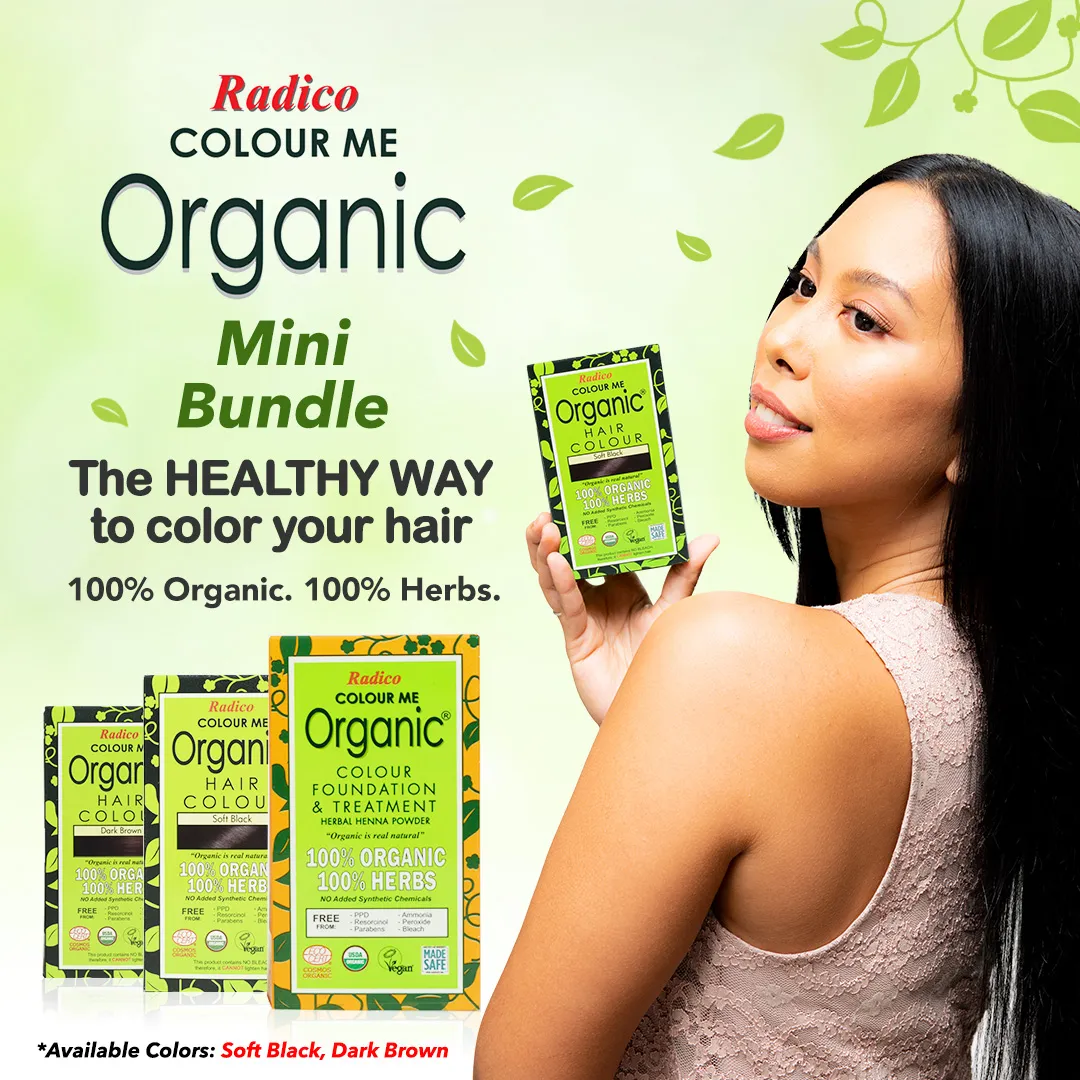 RADICO Organic Hair Color (Soft Black) 30G | Lazada PH