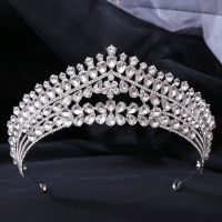 มงกุฎเจ้าหญิงผู้ใหญ่ KC ทอง Headwear เครื่องประดับผม Rhinestone ประกายครึ่งวงกลม Tiara สำหรับงานวันเกิดผู้ใหญ่พิธี