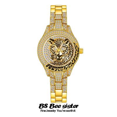 new hot hand bracelet watch drill female brands with leopard grain 1048 l ▥