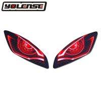 Motorcycle 3D Front Fairing Headlight Stickers Guard Head light protection Sticker For YAMAHA YZF-R6 YZFR6 YZF R6 2006-2016