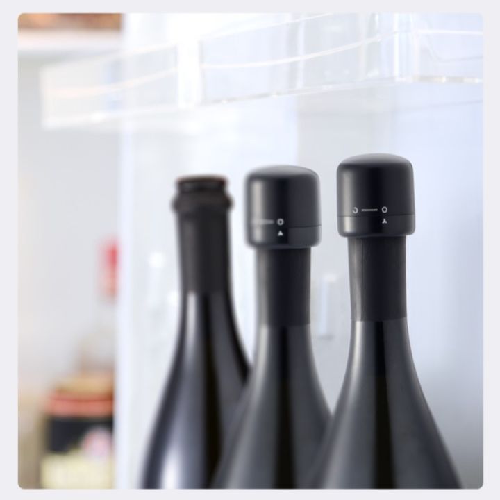 ร้อน1-8ชิ้นสูญญากาศจุกไวน์นำมาใช้ใหม่ขวดไวน์-stoppers-แชมเปญซีลหมวกชุดป้องกันการรั่วปกปักรักษาสำหรับไวน์เสียบเครื่องมือ