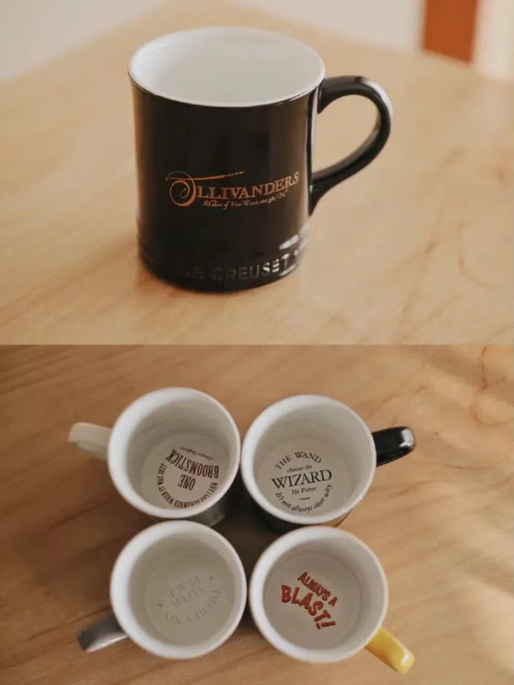 LE CREUSET Harry Potter Collection Magical Mug set of 4 Tea Coffee  Ollivander