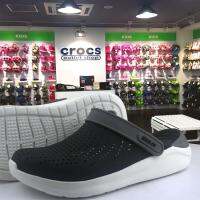 Crocs LiteRide Clog SmokeGray สวมง่ายใส่สบาย หิ้วนอก ถูกกว่าshop