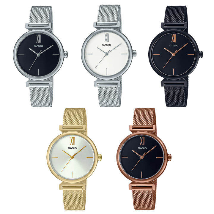 Casio Standard นาฬิกาข้อมือผู้หญิง สายสเตนเลส รุ่น LTP-2023,LTP-2023VM ...