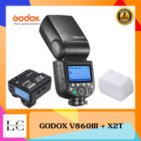 แฟลชรุ่นใหม่ล่าสุด Godox V860III V860 III แฟลชออโต้ TTL แบตลิเธี่ยม + ทริกเกอร์ X2T แถมฟรีซอฟบอค ประกันสินค้า 2 ปี