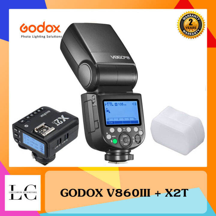 แฟลชรนใหม Godox V860III V860 III แฟลชออโต TTL แบตลเธยม ทรกเก