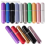 【YP】 5/10PCS 5ml Refillable Perfume Bottle Aluminum Spray BottleContainer with Atomizer Bottles