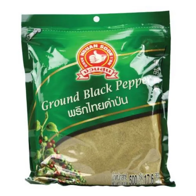 No.1 Hand Brand Ground Black Pepper 100 g.ตรามือที่ 1 พริกไทยดำป่น 100