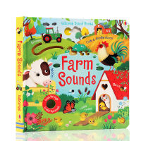 English original genuine farm sounds farm wonderful touch phonation Book Low childrens Enlightenment paper board book parent-child reading and listening to various sounds of the farm produced by Usborne