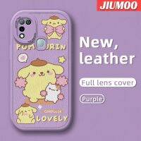 JIUMOO เคสสำหรับ Infinix ขายดี10 Play เคส X688C 11 Play น่ารักลาย Cinnamoroll เคสมือถือกันกระแทกดีไซน์ใหม่ซิลิโคนนิ่มเคสใส่โทรศัพท์หนังพร้อมเคสป้องกันกล้องคลุมทั้งหมดเลนส์