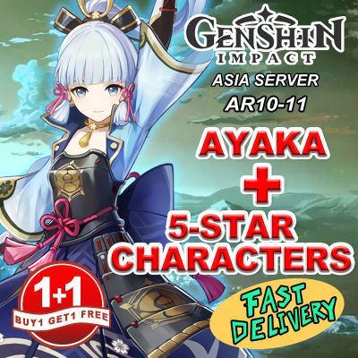 【BUY&nbsp;ONE&nbsp;TAKE&nbsp;ONE】Genshin impact ID【Fast delivery】Ayaka+other characters combination low AR