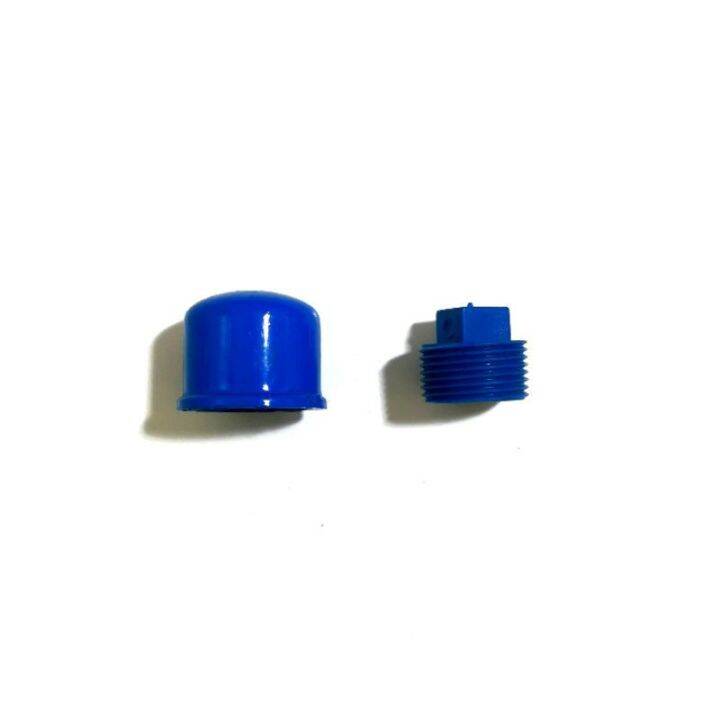 PVC Blue End Cap Plug Stopper Lazada PH