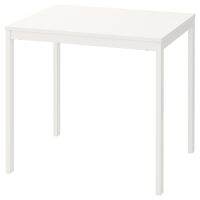 [สอบถามสต๊อคก่อนสั่งซื้อนะคะ!] IKEA VANGSTA วองสต้า โต๊ะปรับขยายได้, ขาว, 80/120x70 ซม. อิเกีย ของแท้100%