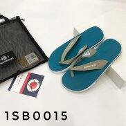 Dép Sneaker Buzz xanh ngọc quai xám xỏ ngón dạng chữ chính hãng 1SB0015