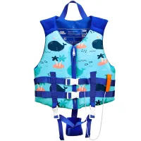 2022 Kids Life Vest Floating Girls Jacket Boy Swimsuit Sunscreen Floating Power Swimming Pool Accessories for Drifting Boating  Life Jackets