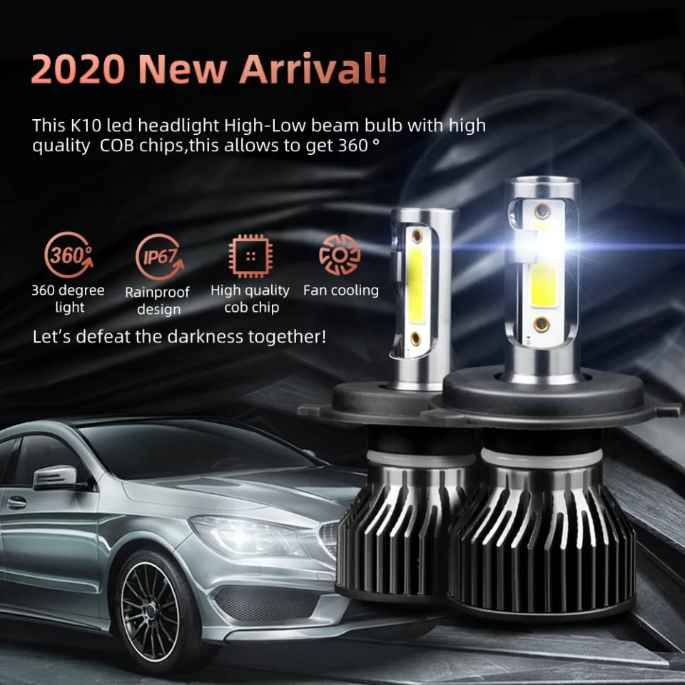 LSlight 9008 H13 LED Headlight Bulbs HI/LO H4 9004 9007 6000K Car Headlamps  H1 H3 H7 H11 9005 9006 9012 Auto Fog Light MINI Lamp