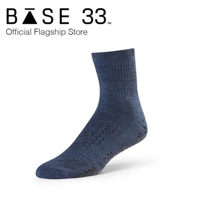 Base33 ถุงเท้ากันลื่น สไตล์ผู้ชาย รุ่น Crew