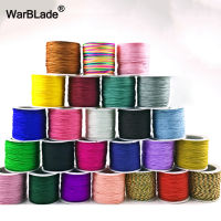 WBL 100M/Spool Cotton Cord 0.8mm 1mm 1.5mm 2mm Nylon Cord Thread Chinese Knot String DIY Beading Braided Bracelet Jewelry Making Beads