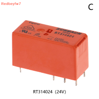 Re รีเลย์16A250VAC RT314024ใหม่ของแท้รีเลย์8PIN ไฟฟ้า5V 12V 24V 48V 100%