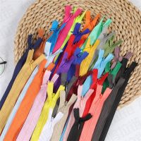 ❂ﺴ 10pcs 6 Inch-24 Inch (15cm-60cm) Invisible Zippers Nylon Coil Zippers for Tailor Sewing Crafts Bulk Zippers Pull Charms 25 Color