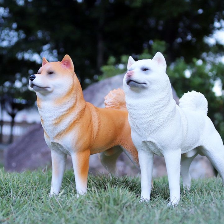 solid-simulation-model-of-wildlife-dog-toy-dog-golden-retriever-bully-dog-shiba-inu-bulldog