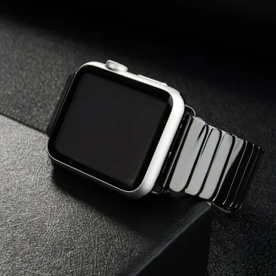 Ceramic Strap for Band 44mm 40mm 45mm 41mm 42mm 38mm Accessories Stainless steel celet serie 6 5 4 3 se 7