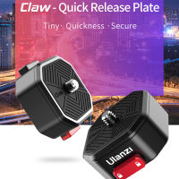 Ulanzi Clawแผ่นMini QR Plater 1/4นิ้วสกรู50โหลดกิโลกรัมแบริ่งสำหรับกล้องDSLR Vlog Studio