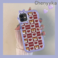 เคส Chenyyka สำหรับ iPhone 12 iPhone 12 Pro Max,เคสลายตาข่ายที่อุดมไปด้วยเสือน้อยมอนสเตอร์ตัวน้อยมีโบว์น๊อตเคสนิ่มทนต่อการขัดถูเคสโทรศัพท์โปร่งใส TPU เลนส์กล้องถ่ายรูปซิลิก้าเจลฝาครอบป้องกัน