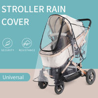 VREN รถเข็นเด็กทารก Raincover EVA กันน้ำกันลมกันฝุ่นฝาครอบสำหรับรถเข็นเด็กแมลงโล่รถเข็นเด็กทารกใสฝนปก