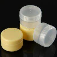 High Quality 5pcs 20ml PP cream Jar boxes 20g Empty Plastic Cosmetic Container Small Sample Makeup Sub-bottling With Screw Caps