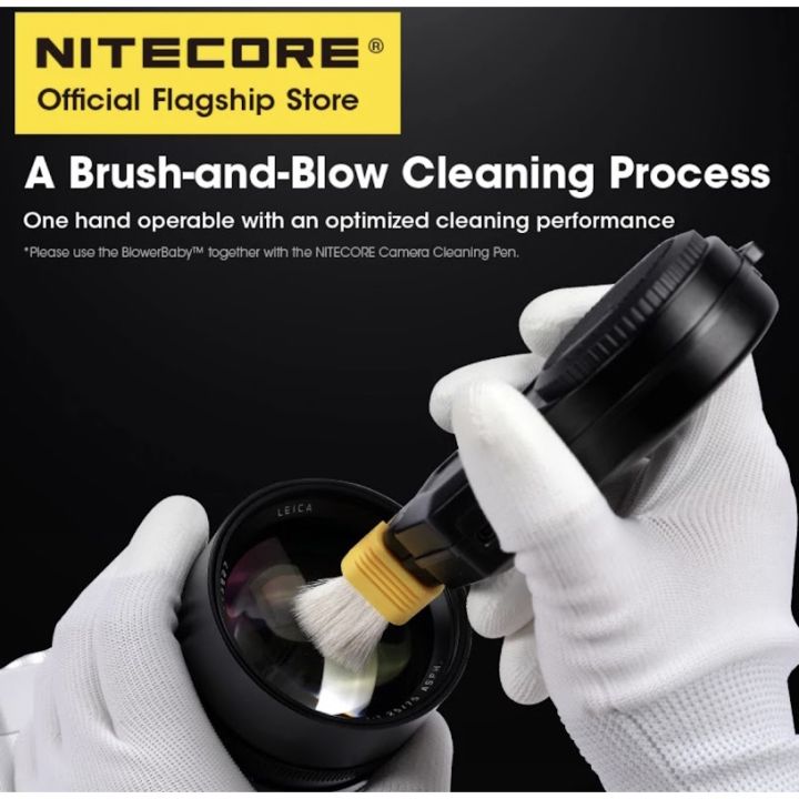 สินค้าขายดี-พร้อมส่ง-nitecore-blowerbaby-ทำความสะอาดเลนส์ทำความสะอาดผลิตภัณฑ์-air-ปั๊มฝุ่นฝุ่นทำความสะอาดชุดทำความสะอาดกล้อง-duster