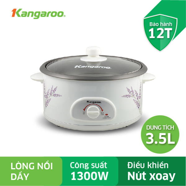 Lẩu điện đa năng Kangaroo KG270, 3.5 lít, công suất 1300W