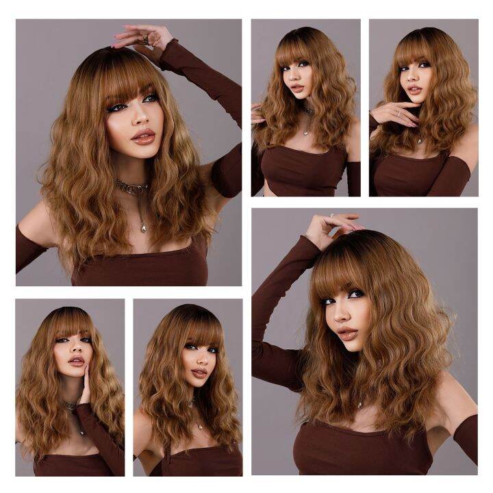 jw-7jhh-wigs-wavy-hair-wig-ombre-blonde-for-woman-synthetic-wigs-with-bangs-resistant