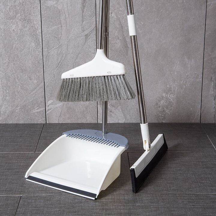Mane Broom Dustpan Set Floor Sweeper Magic Telescopic Bathroom Brush