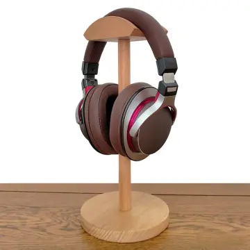 Wood Headphone Stand, Headphone Holder, Gaming Headset Stand