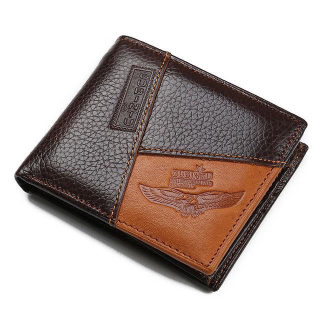 layor-wallet-100วัวหนังแท้ผู้ชายกระเป๋าสตางค์หลายแผนกสั้นพับผู้ชายกระเป๋าสตางค์ซิปกระเป๋าเหรียญผู้ถือบัตรกระเป๋ากระเป๋าสตางค์ชาย