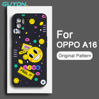 Guyon ซิลิโคนเหลว  เสค OPPO A54S A16E A16S A16 เคสนิ่มลายดีไซน์ใหม่ดั้งเดิม