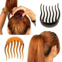 Fluffy Plastic Stick Bun Maker Women Hair Styling Clip Ponytail Holder Hairpins Hair Styling Accessories Braid Tool 2023 Fashion