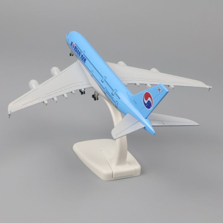 เครื่องบินโลหะเครื่องบินโดยสาร20ซม-1-400ของสะสมตุ๊กตาคริสต์มาสกวางเรนเดียร์เด็กผู้ชายจำลองการบินจำลองโลหะ-a380เกาหลี