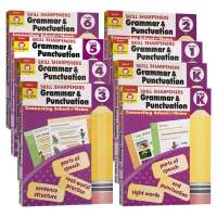Evan-Moor Skill Sharpeners Grammar &amp; Punctuation PreK/Grade K/Grade 1/Grade 2/Grade3
